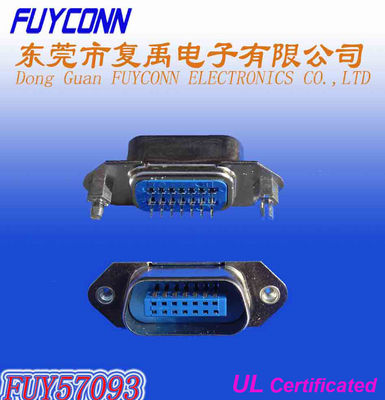 50 پین Centronic اتصالات، زاویه راست PCB Male Connector Certified UL