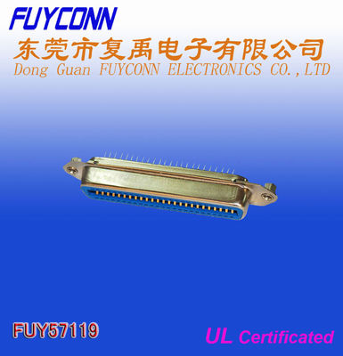 50 پین اتصال دهنده Cent jin Female PCB نصب شده Stragiht اتصال UL دارای مجوز