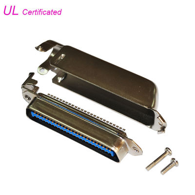 50 Pin Male Centronic Solder Side Entry Connector Hard Type with Matel Cover