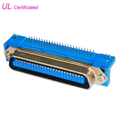 Male 14 24 36 50 Pin Centronics Connector PCB Angle Right
