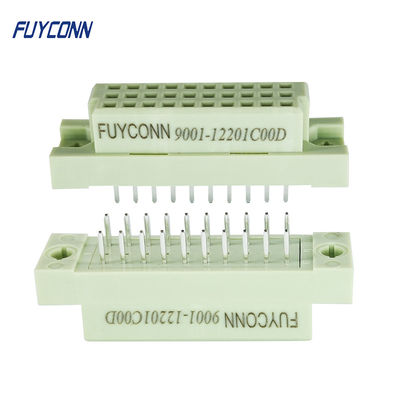 3 ردیف 20 پین مستقیم PCB DIN 41612 Receptacle European Socket Connector 2.54mm pit