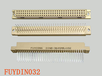 PCB Straight DIN 41612 کانکتور 3 ردیف 64 پین ردیف میانی خالی است