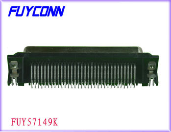 36 Pin Centronic PCB کانکتور گیرنده زاویه راست با قفل صفحه PCB