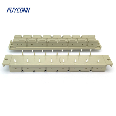 15Pin 5.08mm Connector PCB مستقیم زنانه 7+8 15P قدرت DIN41612 تامین کننده کانکتور