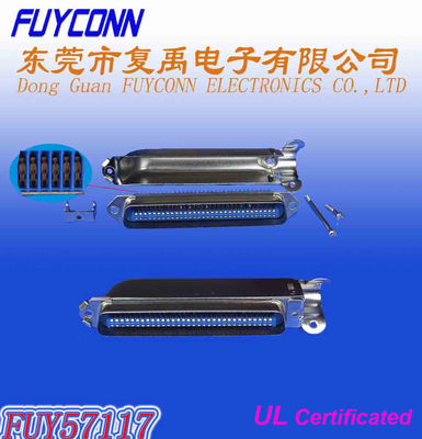 57-70640 کانکتور آمفنول 90 درجه IDC دوشاخه نر 32 جفت کانکتور 64 پین برای Huawei DSLAM