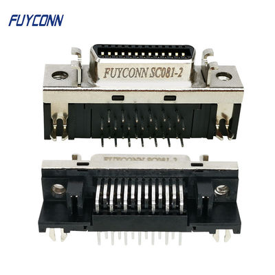 کانکتور PCB SCSI 90 درجه R/A CN نوع زن 26 پین سروو کانکتور برای برد PCB