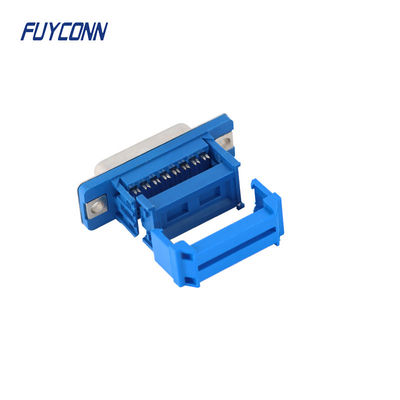15pin D-SUB کانکتورهای زنانه IDC Crimping نوع ربن کابل کانکتور