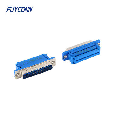 25Pin IDC ربن کانکتور مرد Crimping نوع ربن D-SUB کانکتور