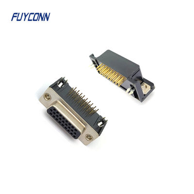 اتصال دهنده PCB D-SUB با چگالی بالا زنانه، 15pin 26pin 44pin 62pin اتصال دهنده DSUB