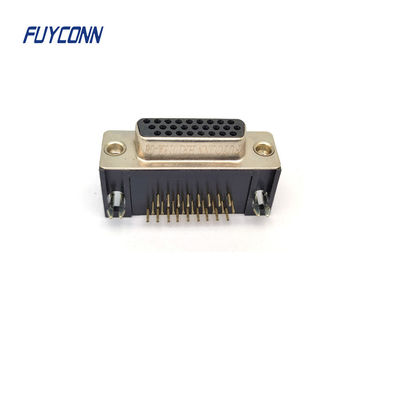 اتصال دهنده PCB D-SUB با چگالی بالا زنانه، 15pin 26pin 44pin 62pin اتصال دهنده DSUB