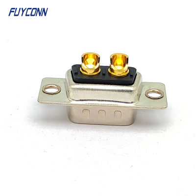 2V2 D-SUB کنتاکتور برق، سولدر مرد 2pin DB کنتاکتور