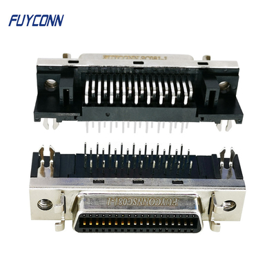 36pin SCSI Servo Connector PCB Solder Cup IDC Crimp عرضه کننده کانکتور 1.27 میلی متر