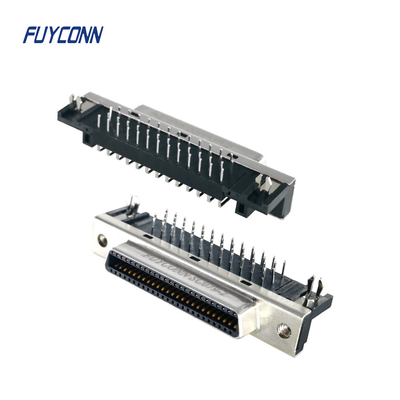 SCSI MDR Connector PCB Solder Cup IDC Crimp 1.27mm 50pin Connector چین