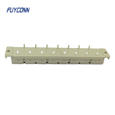 15Pin 5.08mm Connector PCB مستقیم زنانه 7+8 15P قدرت DIN41612 تامین کننده کانکتور