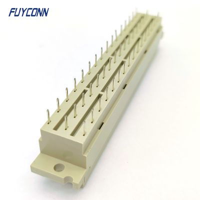 زنانه قدرت DIN41612 کانکتور PCB عمودی 3 * 16pin 48Pin 5.08mm Pitch Connector چین