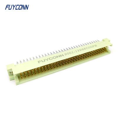 PCB Solderless 3 * 32P 96pin Euorcard تامین کننده مرد DIN41612 کانکتور W / Harpoon