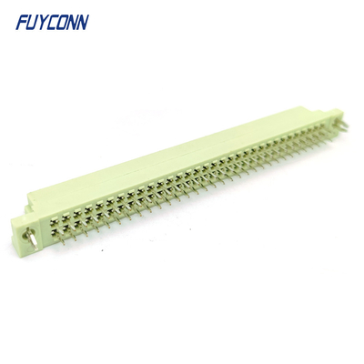 DIN41612 فابریکه اتصال 2 ردیف 2*32P 64P PCB زنانه 41612 اتصال W / Harpoon