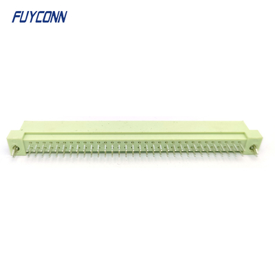 DIN41612 کانکتور مرد 64Pin PCB مستقیم 2 ردیف 2 * 32pin کانکتور یوروکارد W / Harpoon