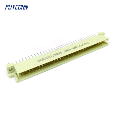 DIN41612 کانکتور مرد 64Pin PCB مستقیم 2 ردیف 2 * 32pin کانکتور یوروکارد W / Harpoon