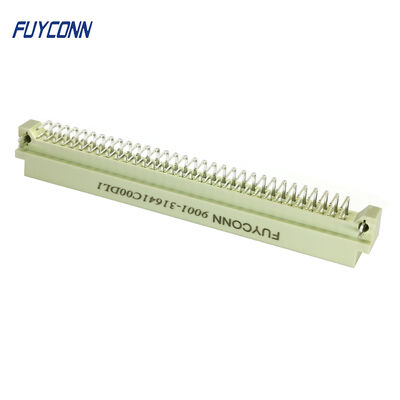 جایگزینی Harting P/N 09 02 364 6921، DIN Signal Type B Solder مرد زاویه دار w. Clip 64-Pole