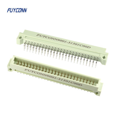 64P PCB زاویه راست DIN 41612 کانکتور ، 2 ردیف کانکتور مردانه یوروکارد