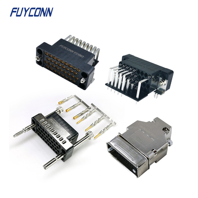 کانکتور 34 پین V.35 زاویه راست , کانکتور PCB زن / نر پیچ دار V35