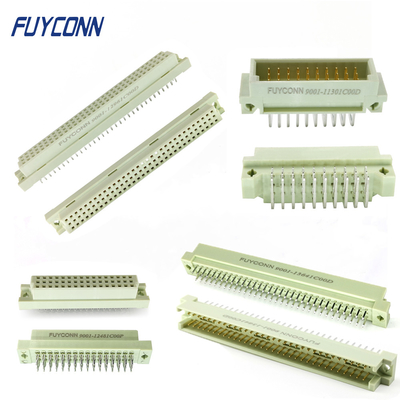کانکتور زن / مرد DIN 41612 زاویه راست / مستقیم / پین فشاری PCB