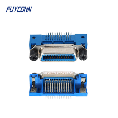 رابط 24 پین IEEE-488 زن با زاویه راست PCB Centronic 24 جهت