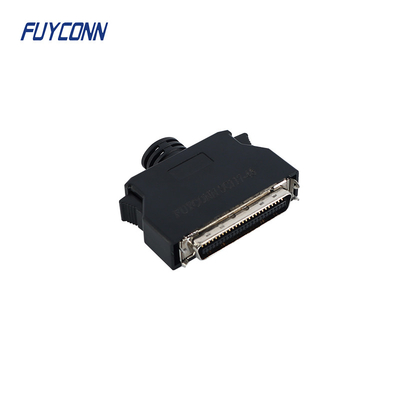 50 پین لحیم کاری MDR نر اتصال کابل SCSI پوشش مستقیم پلاستیکی