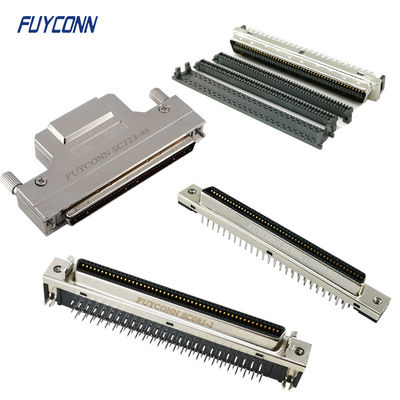 100pin SCSI MDR Connector PCB Solder Cup IDC Crimp 1.27 میلی متر