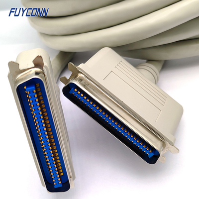 IEEE-1284 50pin Solder Cup Centronics Connector کابل چاپگر موازی CN50 تا CN50