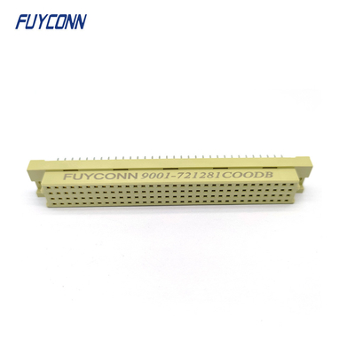 128Pin DIN41612 کانکتور PCB عمودی 4 ردیف زنانه 4 * 32pin سری 9001