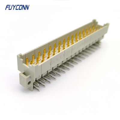 5.08mm قدرت DIN 41612 اتصال PCB زاویه ای مرد 3 * 16 پین 48 پین