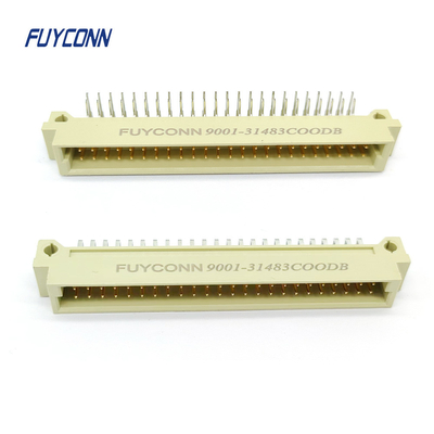 48 پین DIN 41612 کانکتور PCB زاویه 2 ردیف مرد 2 * 24 پین 48 پین 9001 کانکتور