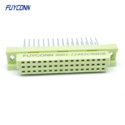 15mm 48Pin DIN41612 کانکتور 3 ردیف PCB مستقیم زنانه 348 DIN 41612 کانکتور