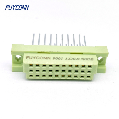 15mm 20Pin DIN 41612 کانکتور 3Rays 320 PCB مستقیم زنانه DIN41612 کانکتور