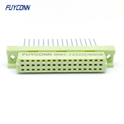 17mm 32Pin DIN41612 کانکتور 3 ردیف PCB مستقیم زنانه 332 DIN 41612 کانکتور