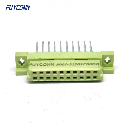 13mm DIN41612 کانکتور 2 ردیف 20Pin پایانهای عمودی کانکتور Eurocard زنانه