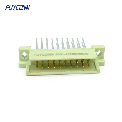 13mm مرد DIN41612 کانکتور 2 ردیف 20Pin قطعات عمودی کانکتور یوروکارد