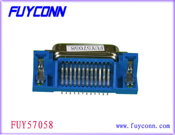 50 پین Centronic PCB زن اتصال زاویه دار حق گواهی UL