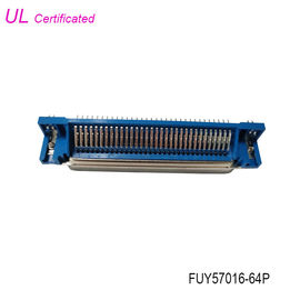 64 پین DDK Centronic Male R / A اتصال دهنده PCB با UL دارای مجوز Boardlock