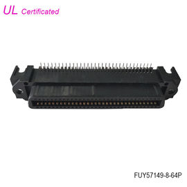 زاویه راست PCB 64 پین کانکتور زنانه 32 پین بدون پوسته
