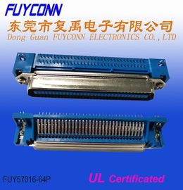 اتصال دهنده پین ​​فسفر برنزن Centronical Male Angle PCB 64 Pin