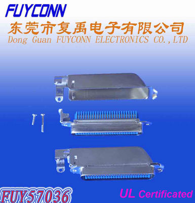 کانکتور TYCO 90 درجه سانترونیک 50 پین RJ21 نر پلاگین نر نوع IDC با روکش فلزی