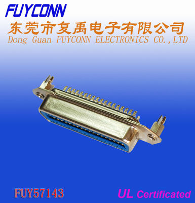14 24 36 50Pin Champ Solder pin Centector اتصال نوع زن با قفل تابلو