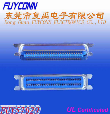50 Pin Plug Solder Centronic Connector with MD Type Shell Certified UL