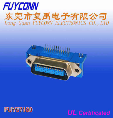 DDK 14 24 36 50Pin Centronic PCB Connector Female Angle Right Zone 2.16mm