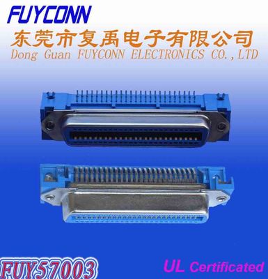 گیربکس Centronic 14 24 36 50Pin PCB اتصال زاویه عقب اتصال اتصال زن با قفل صفحه را معکوس کرد