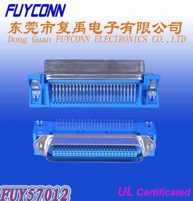 Centronic 14 24 36 50Pin PCB Angle Male PCB اتصال با قفل برد