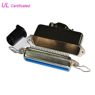36 Pin DDK Female Centronic Solder 180 درجه اتصال کابل با پوشش فلزی